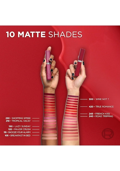 Infaillible Matte Resistance Likit Mat Ruj - 300 Sun Bathing Çok Renkli