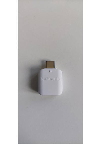 Samsung Uyumlu Typc-e To Usb Otg Dönüştürücü Beyaz Gh96-12489a