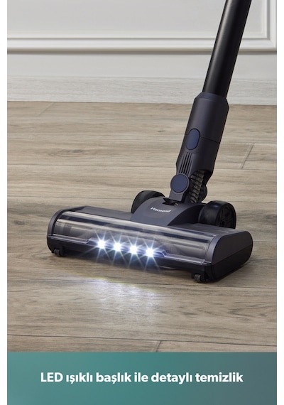 Homend Dustrider 1271H 160W 12 kPa Emiş Gücü Şarjlı Dikey Süpürge