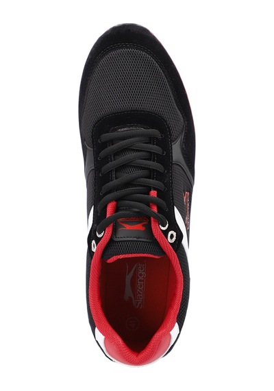 Slazenger OLIVIERA I Erkek  Siyah / Kırmızı Günlük Spor Ayakkabısı