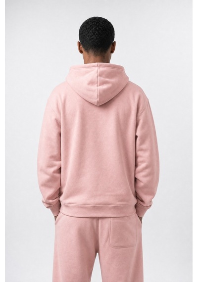 Erkek Respire Basic Oversize Zip Pembe