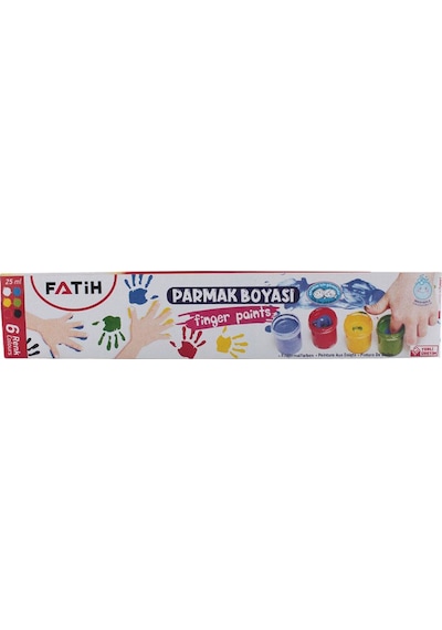 Fatih Parmak Boya 6 Renk 6x25 ML