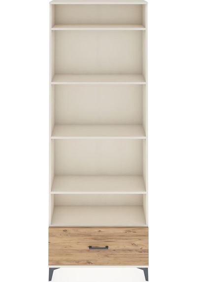 Arges Dolap 5 Raflı Tek Çekmeceli 88x30x243 Aytaşı-çam Aytaşı