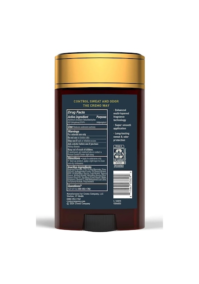 Cremo Palo Santo Antiperspirant Stick Deodorant 75gr