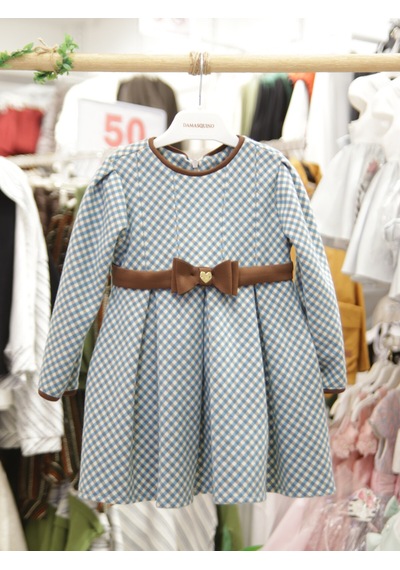 Xo Kids Kız Çocuk Elbise 1-4 Yaş 2820 Mavi