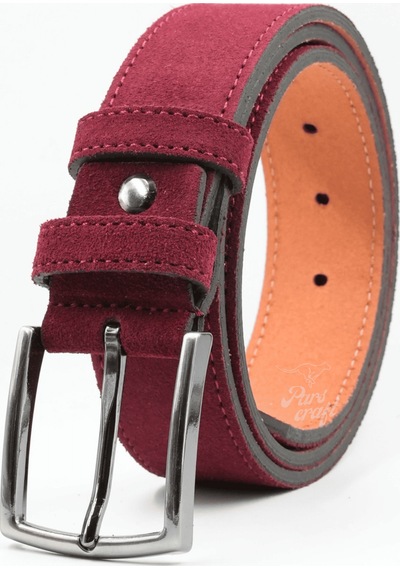 Parscraft Hakiki Süet Deri Erkek Kemer Bordo 4 Cm Düğün Nişan Takım Elbise Davet Kemeri Parscraft Hakiki Süet Deri Erkek Kemer Bordo 4 Cm Düğün Nişan Takım Elbise Davet Kemeri