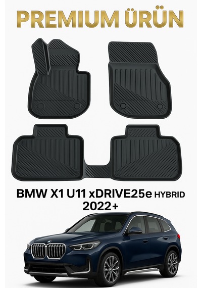 Bmw X1 U11 2023+ Oto Paspas Seti 3d Havuzlu Siyah