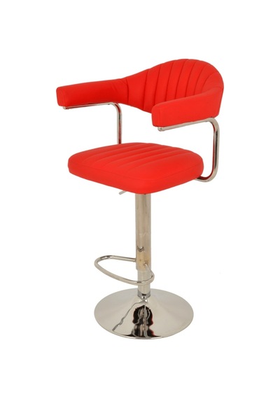 Bürocci Bar Sandalyesi-Kırmızı-9600S0116-Kırmızı-Std Kırmızı