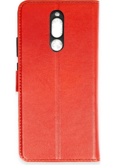 Newface Xiaomi Mi 8 Trend S Plus Kapaklı Kılıf Semeglbl - 7 - Kırmızı