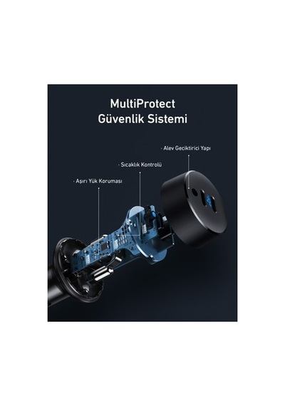 40w Araç Şarj Cihazı, 2 Usb Bağlantı Noktası İle Hızlı Şarj