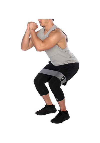 Musclecloth Loop Band + Active Loop Band Direnç Bandı Seti Gri Sert