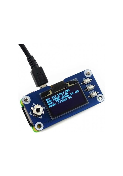 Waveshare 1.3 İnch Oled Ekran Hat (Raspberry Pi İçin) - 128X64