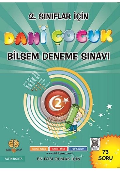 Altın Nokta Yayınları 2.sınıf Bilsem-kanguru-olimpiyat Sınavlarına Hazırlık Seti 6 Kitap
