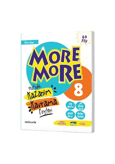 8.Sınıf More And More Haftalık Kazanım Kavrama Föyleri Kurmay Yay