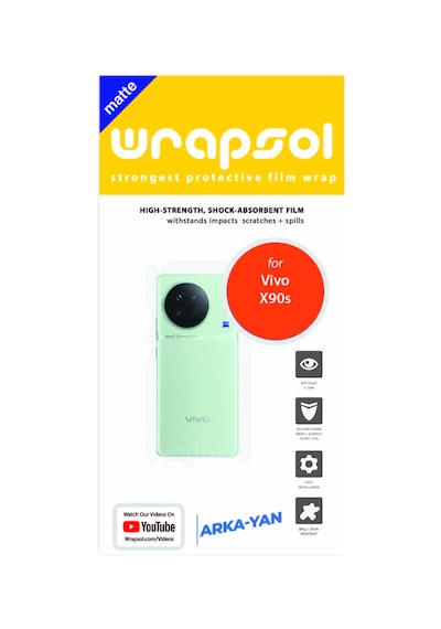 Vivo X90s Mat Arka Ve Yan Kaplama Koruyucu Film