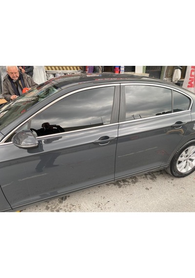 Vw Passat B8.5 Cam Çerçevesi Krom 8 Parça 2019 ve Sonrası