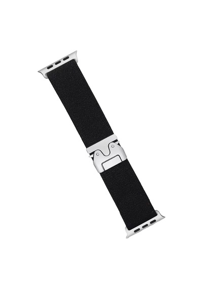 Newface Apple Watch 42mm Forest Kumaş Kordon - Siyah Diğer