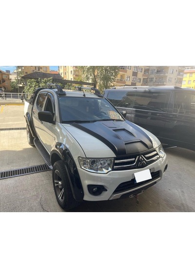 L200 2007 - 2015 Kaput Kaplama Scoop Plastik Mat Garage453