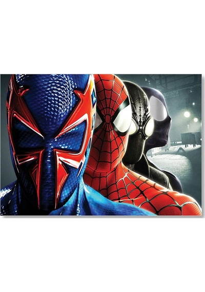 Cakasepetim Spider Man Tüm Kostümleri Ahşap Mdf Tablo
