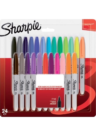 Sharpie Permanent Markör F 24'Lü