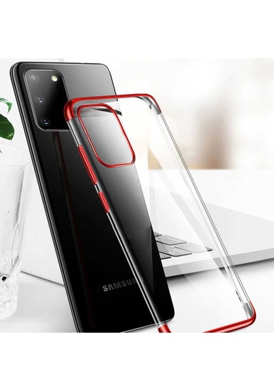 Galaxy S20 Kılıf Zore Dört Köşeli Lazer Silikon Kılıf Galaxy S20 Kılıf Zore Dört Köşeli Lazer Silikon Kılıf