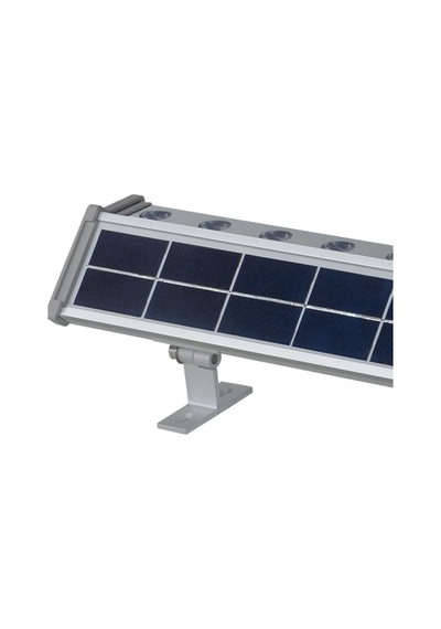 Tr 100cm Güneş Enerjili Solar Led Lamba - 24 Ledli Duvar Lambası - Alüminyum Kasa - Solar Büyük Aplik