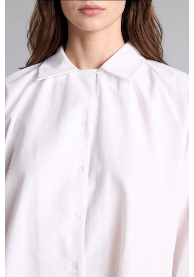 Defacto Regular Fıt Poplin Uzun Kollu Beyaz Tunik H5622ax26smwt32 Beyaz-wt32 Defacto Regular Fıt Poplin Uzun Kollu Beyaz Tunik H5622ax26smwt32 Beyaz-wt32
