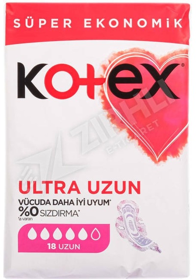 3 Adet Kotex Ultra Quadro Uzun 18li 137 Gr