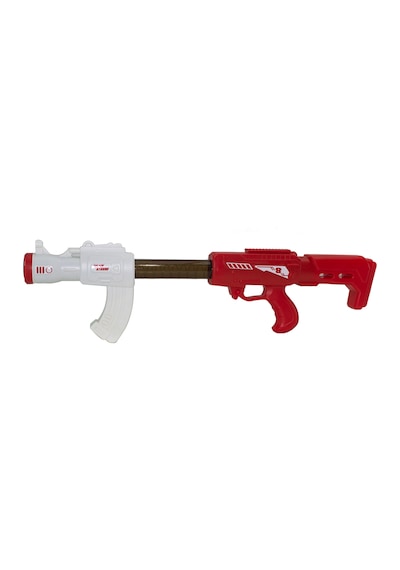 Oyuncak Top Atan Tüfek 50 Cm 8 Adet Sünger Top Kırmızı
