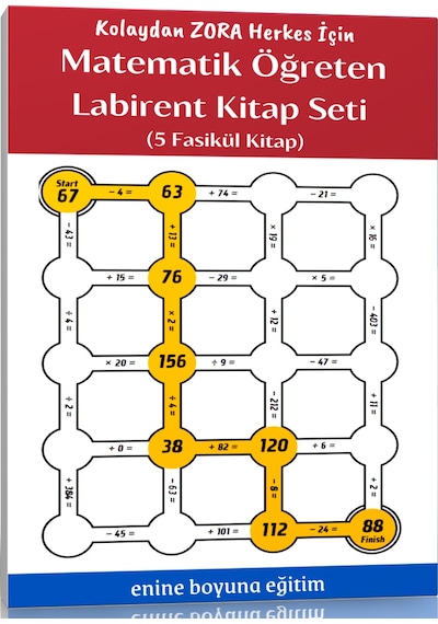 Matematik Öğreten Labirent Kitap Seti (5 Fasikül Kitap)