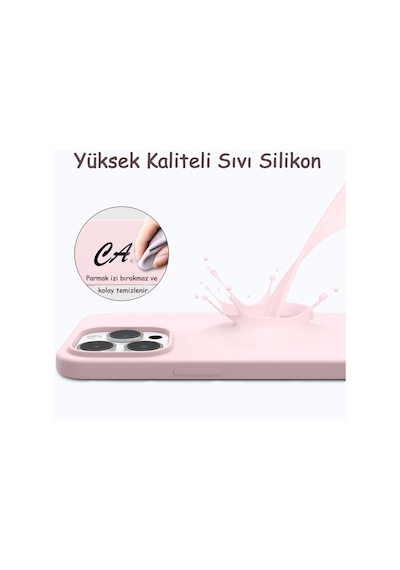 Apple Uyumlu iPhone 14 Pro Max Kılıf Kamera Lensli Lansman Silikon Kapak