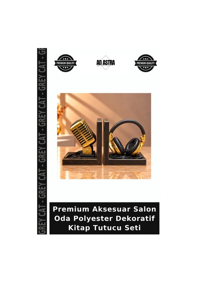 Premium Aksesuar Salon Oda Polyester Dekoratif Kitap Tutucu Seti