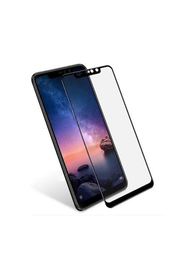Nano Teknoloji Xioami Mi 8 Lite Siyah Kırılmaz Cam Ekran Koruyucu