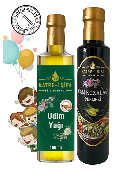 Çocuklar Için Udim Yağı 100 Ml + Çam Kozalağı Pekmezi 340 Gr