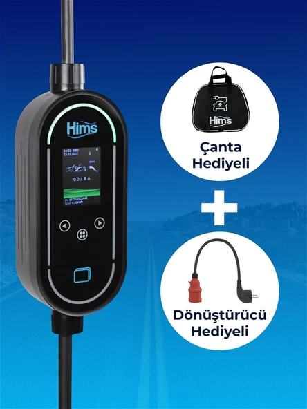 Hims 11kw Ev Tipi Taşınabilir Elektrikli Araç Şarj İstasyonu Hctk-11-ps-s 1