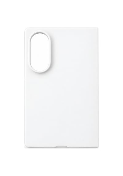 Microcase Samsung Galaxy Z Fold 8 İle Uyumlu Mat Yüzey Sert Plastik Kılıf Beyaz - Al8848