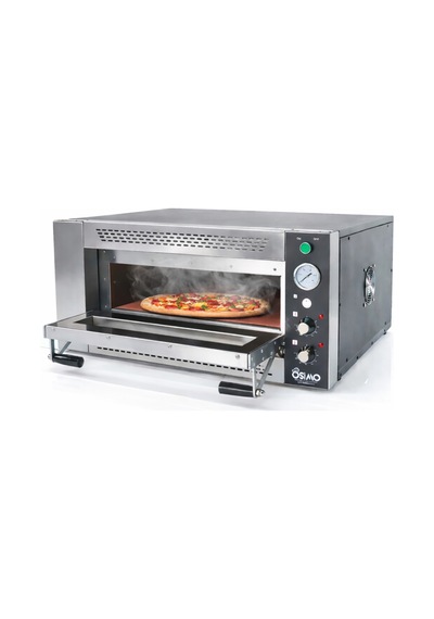 Tek Katlı Elektrikli Pizza Ve Lahmacun Fırını 4 Pizza Kapasitesi 4x25cm 380v Uyumlu