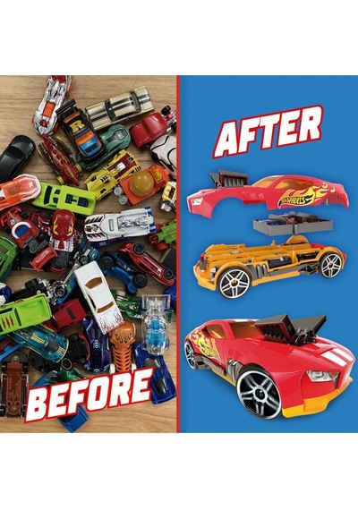 Race N' Haul 2'si 1 Arada Saklama Kutusu Hwcc15r Kırmızı