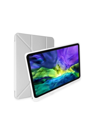 İpad 2022 10.9 10.nesil Kılıf Kalemlikli Mars Tablet Kılıfı - Gri Diğer