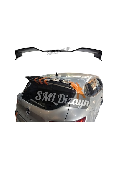 Renault Clio 4 Rs V Cup Style Spoiler- Spoyler Parlak Siyah