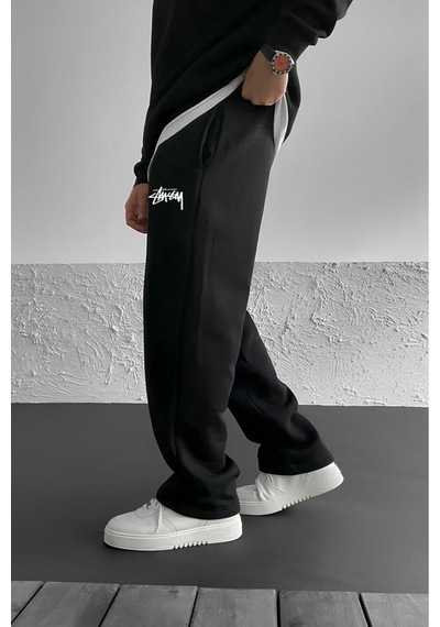 Prtnc Protonic Erkek Baggy Eşofman Altı Bol Paça Baskılı 3 İplik Şardonlu Kışlık Siyahstussy Prtnc Protonic Erkek Baggy Eşofman Altı Bol Paça Baskılı 3 İplik Şardonlu Kışlık Siyahstussy