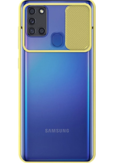 Samsung Galaxy A21S Lensi Açilir Kapanir Kamera Korumali Kilif 496037595