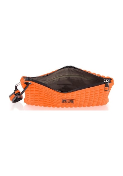 Bilik Deri Turuncu Kumaş Kadın Portföy & Clutch Çanta Melis
