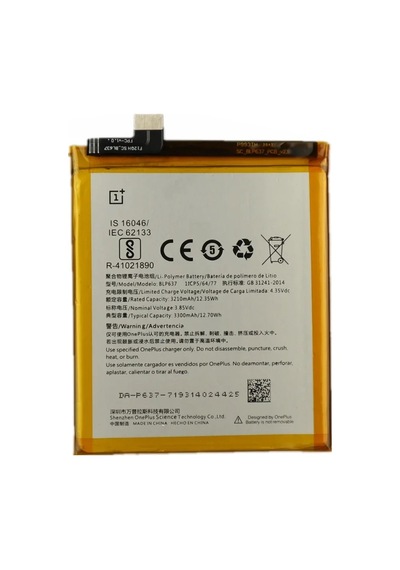 One Plus 5t Batarya Pil  Batarya