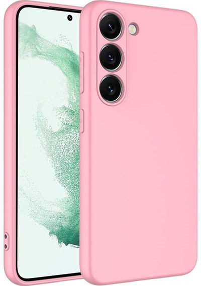 Samsung Galaxy Uyumlu S23 Kılıf Zore Mara Lansman Kapak Pembe