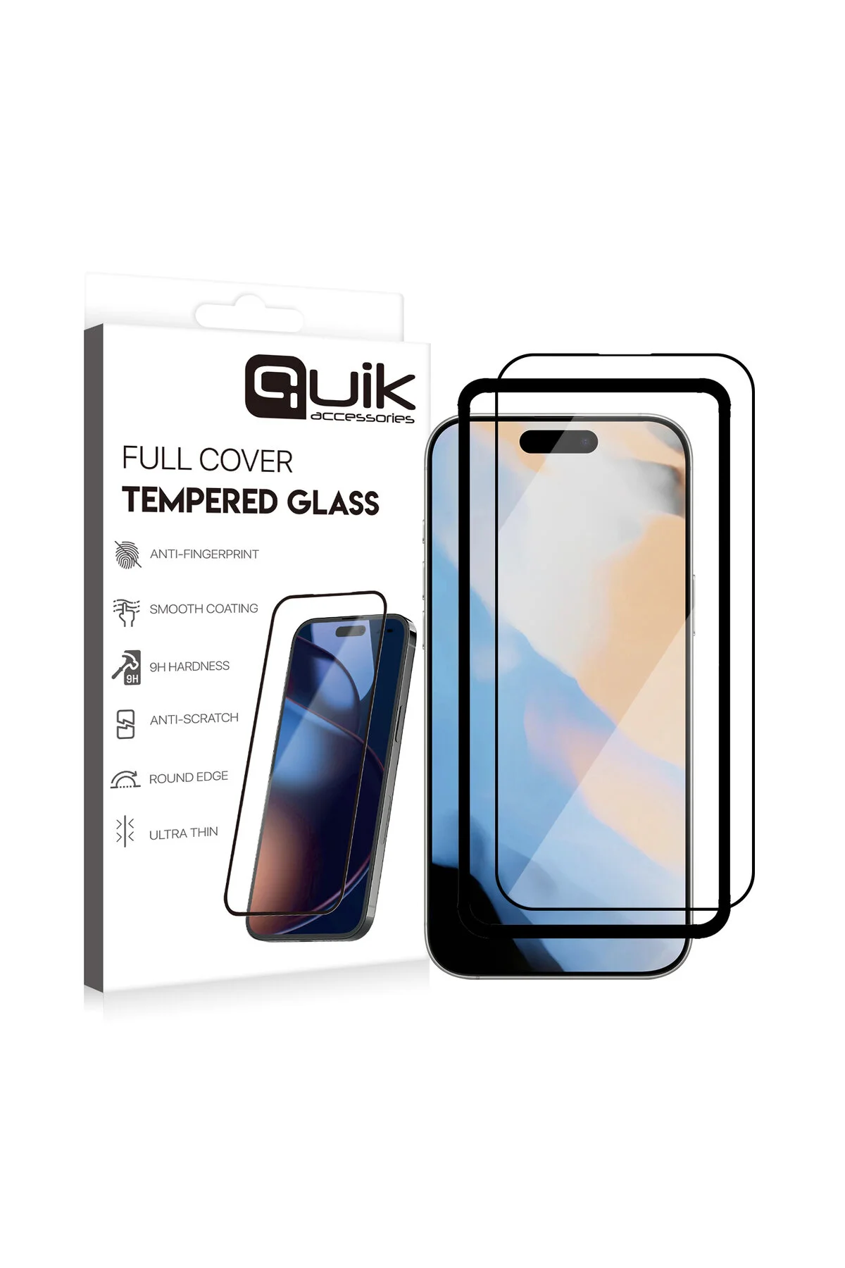 Accessories Apple Uyumlu iPhone 17 Temperli Cam Ekran Koruyucu Tam Kaplama