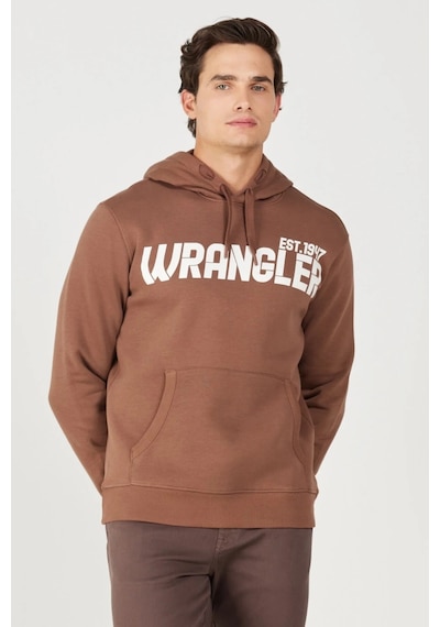 Wrangler Erkek Sweat W232257220 Kahve Kahverengi