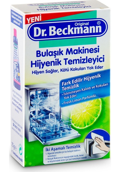 Dr. Beckmann Bulaşık Makinesi Temizleyici Limon Kokulu 75 G