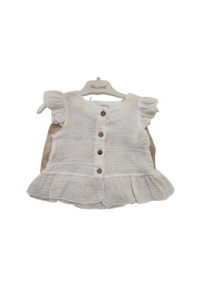 Babydoll 2li Takım Pallone Ekru-12212 Ekru