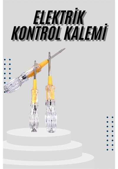 Kontrol Kalemi Çift Taraflı Uçlu Elektrik Akım Test Cihazı 06796150